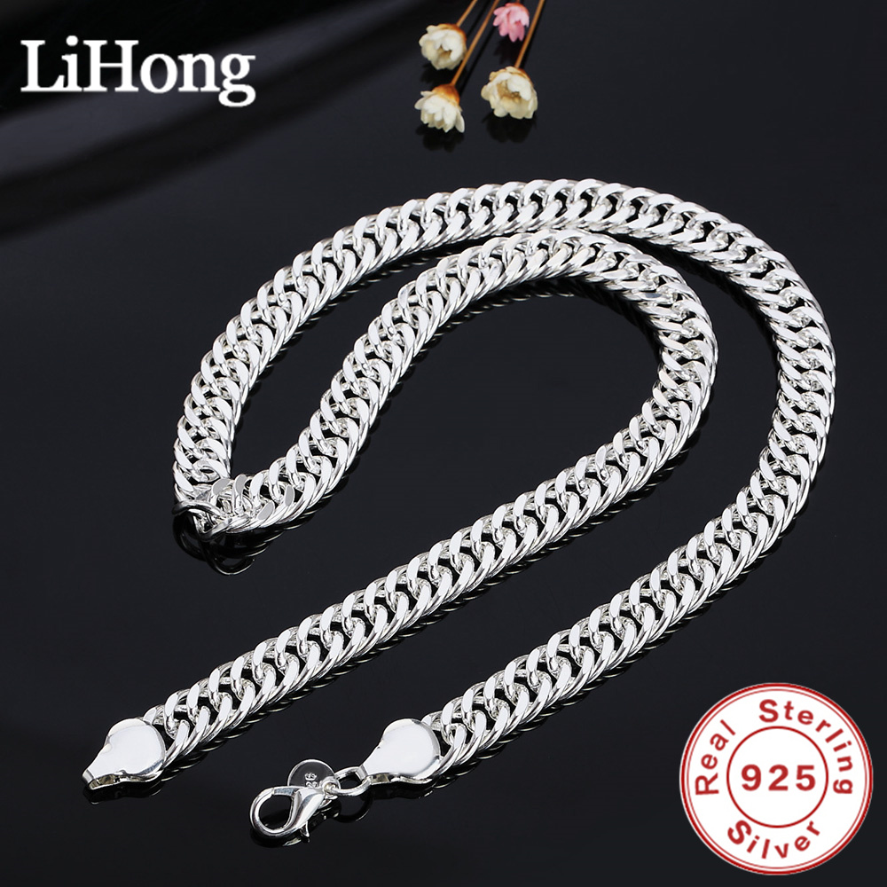 Cuban Link Chain 12Mm - New 925 Sterling Silver Cuban Necklace,