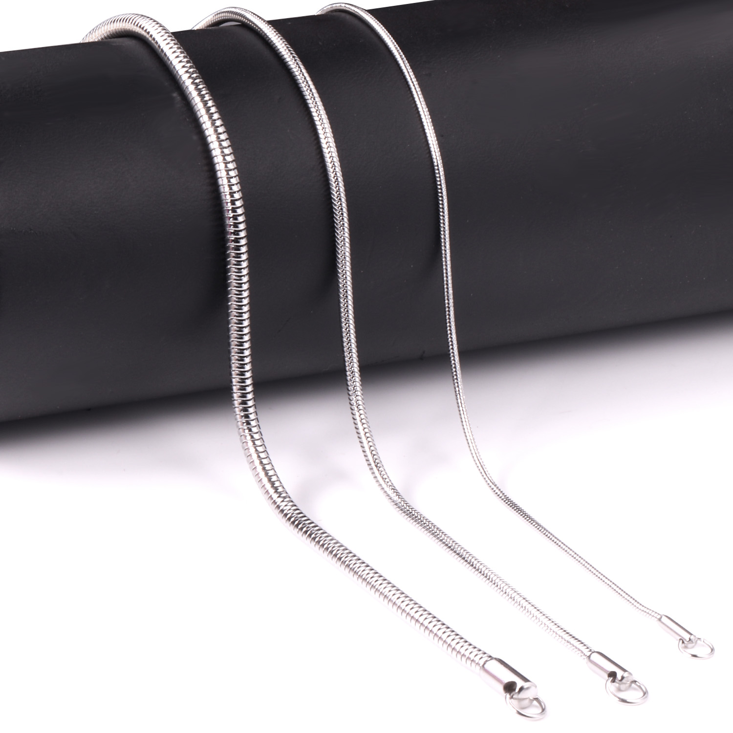 925 Sterling Silver Chain Necklace Men - Suitable for Men and Women 1mm