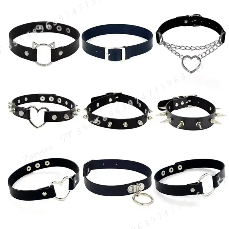 Harajuku Punk Rock Gothic Chok - огляд і ціна Goth Punk Spike Choker