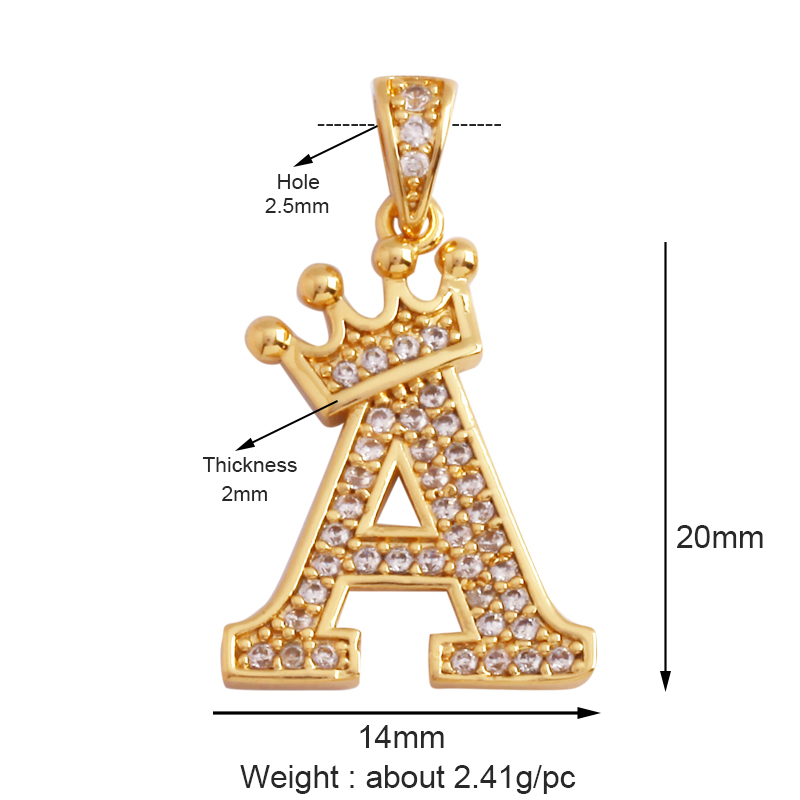 Fashion Exquisite 18K Gold Pla - огляд і ціна Initial Letter Necklace 18K Gold