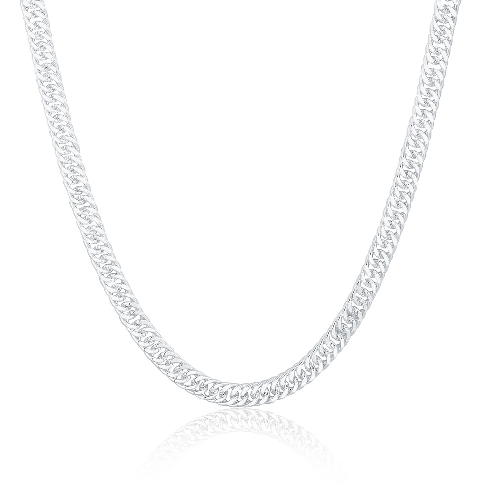 New 925 Sterling Silver Cuban  - огляд і ціна Cuban Link Chain 12Mm