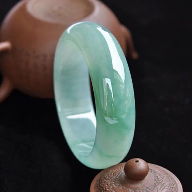 Myanmar natural jade bracelet, - огляд і ціна Bracelets