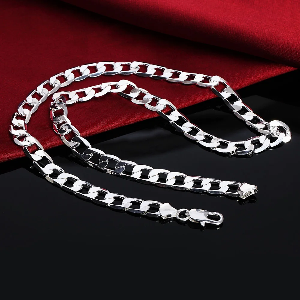 Whosale 925 Sterling Silver 6M - огляд і ціна 925 Sterling Silver Chain Necklace Men