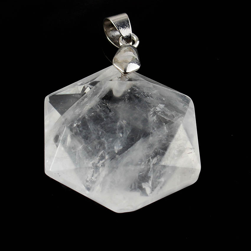Crystal Hexagram Stone Pendant - огляд і ціна Crystal Pendant Necklace Natural Stone