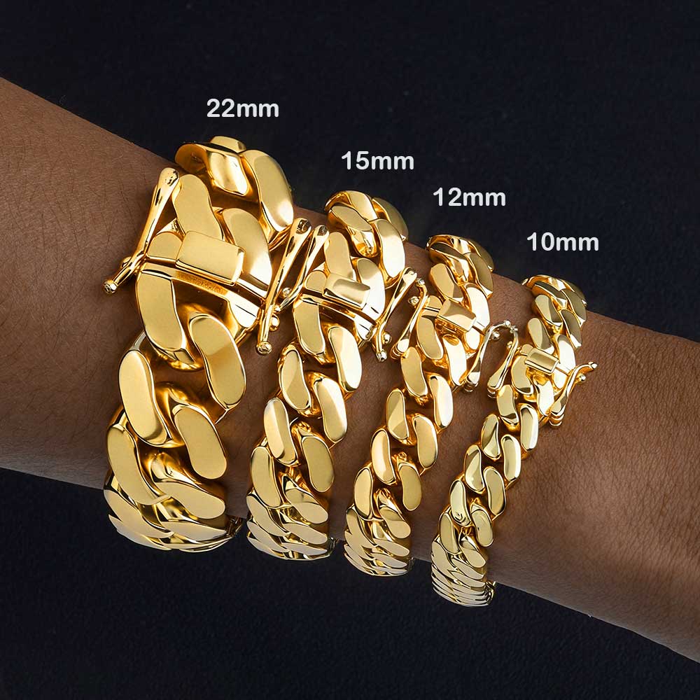 Wholesale 10mm/12mm/15mm/20mm  - огляд і ціна Cuban Link Chain 12Mm