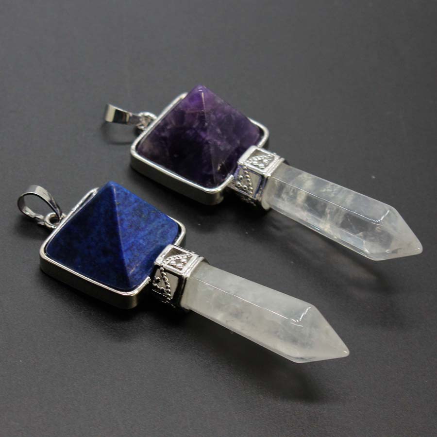 Charms Natural Healing Crystal - огляд і ціна Crystal Pendant Necklace Natural Stone