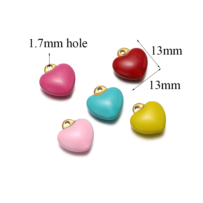 5pcs Summer Candy Color Enamel - огляд і ціна Earrings