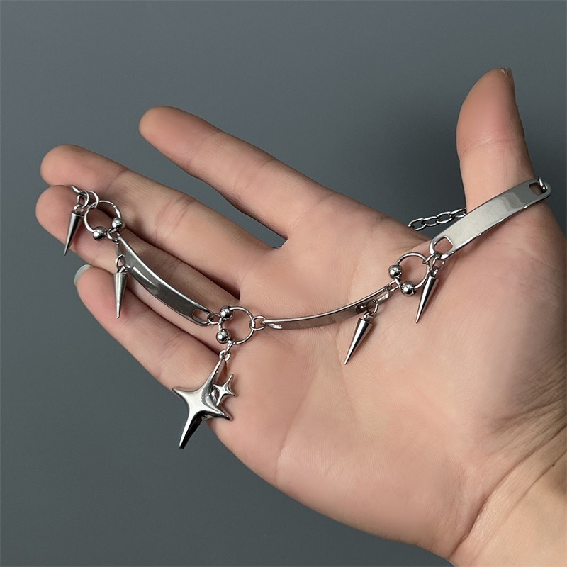 Hiphop Stainless Steel Punk St - огляд і ціна Goth Punk Spike Choker