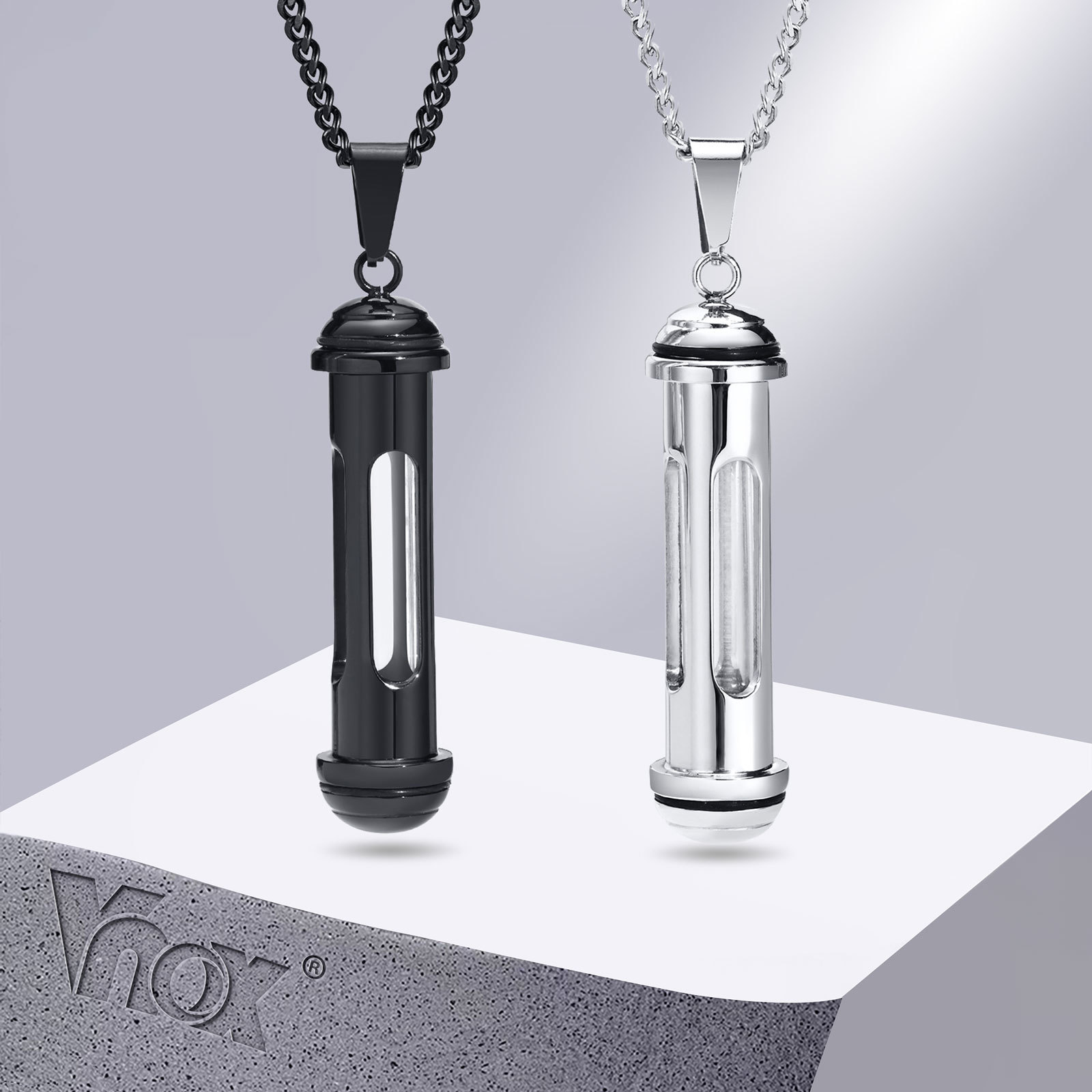 Vnox Men's Stainless Steel Nec - огляд і ціна Cuban Link Chain 12Mm
