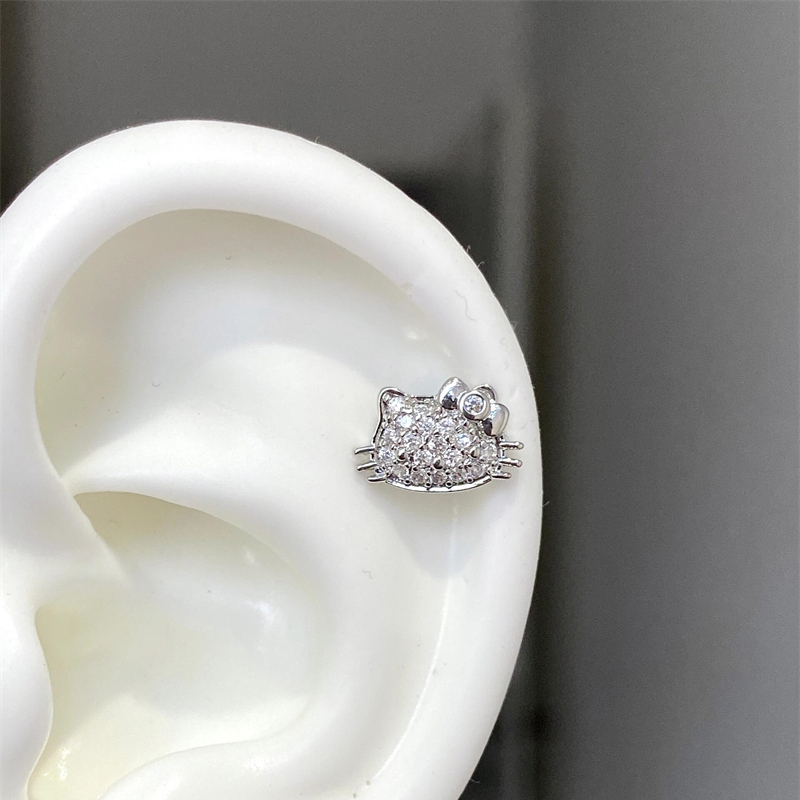 1 PCS Shiny Pink Zircon 316L S - огляд і ціна Earrings