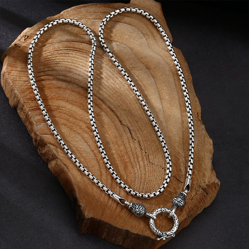 OUYADI 925 Sterling Silver Ret - огляд і ціна 925 Sterling Silver Chain Necklace Men