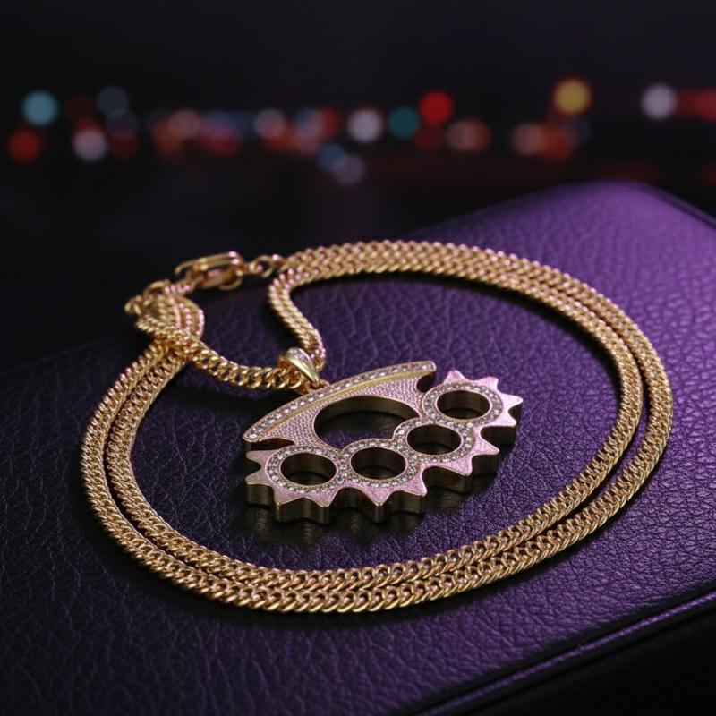 Y2K Punk Stainless Steel Penda - огляд і ціна Layered Pendant Necklace Aesthetic
