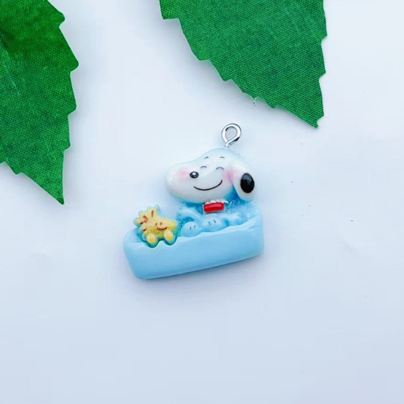 12pcs resin cartoon dog pendan - огляд і ціна Earrings