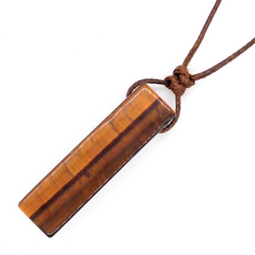 Natural Crystal Rectangle Ston - огляд і ціна Crystal Pendant Necklace Natural Stone