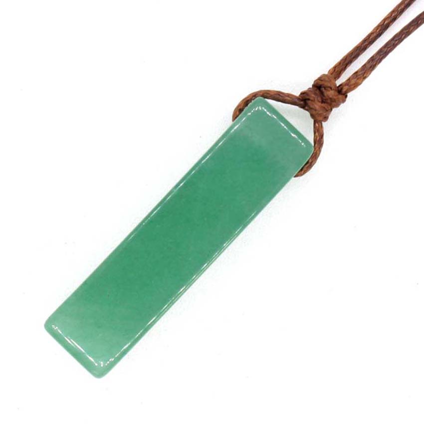 Natural Crystal Rectangle Ston - огляд і ціна Crystal Pendant Necklace Natural Stone