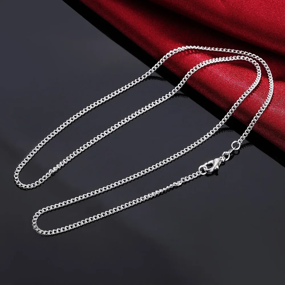 40-75cm 925 Sterling Silver Cl - огляд і ціна 925 Sterling Silver Chain Necklace Men