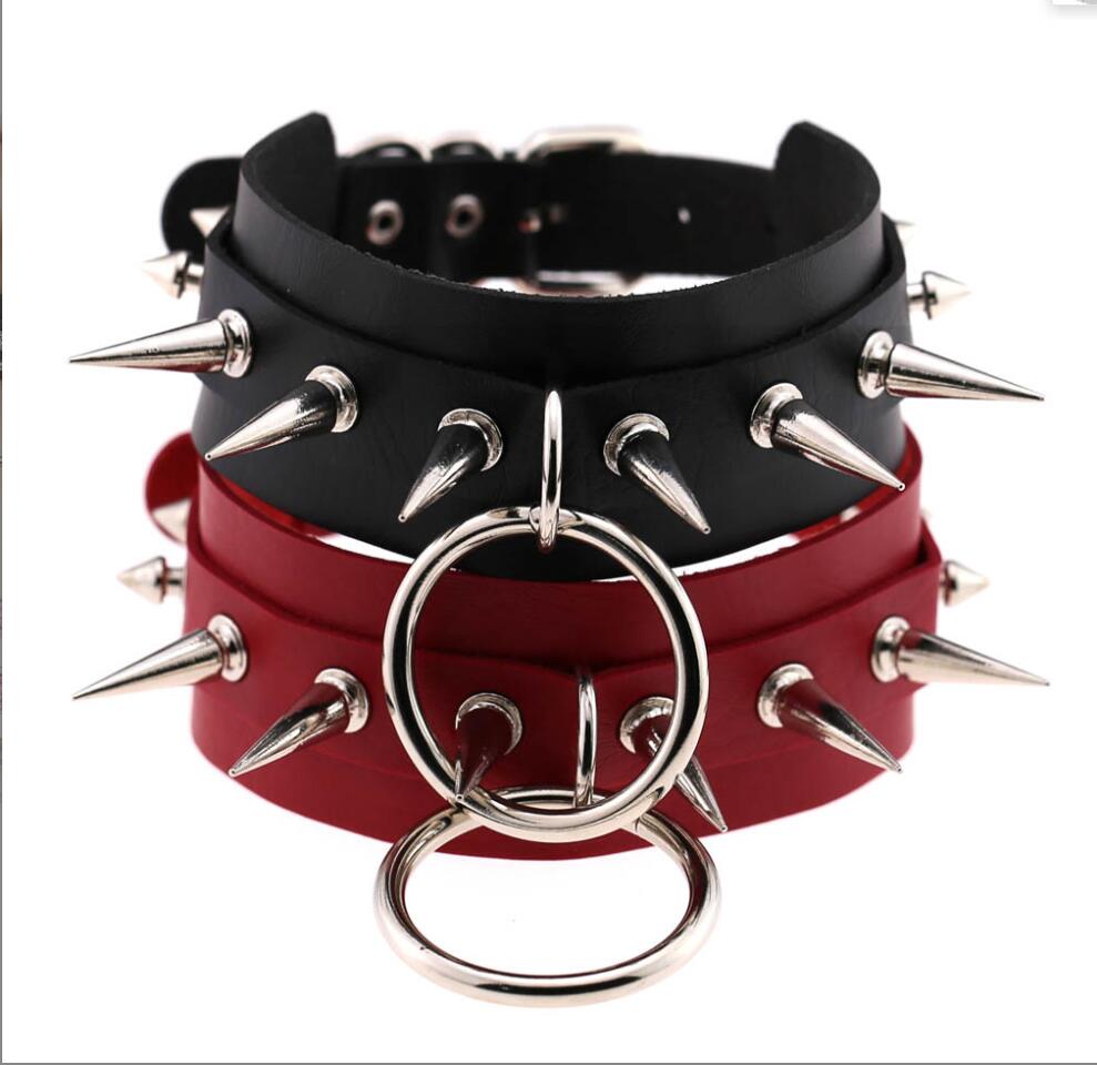 Long Spiked Choker Punk Collar - огляд і ціна Goth Punk Spike Choker