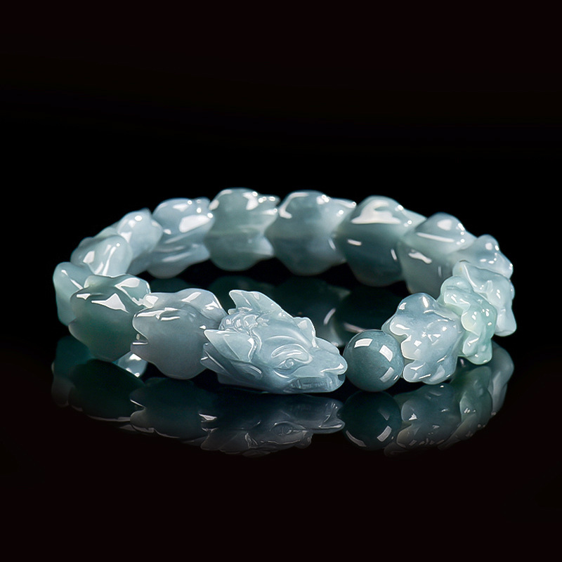Blue Burmese Jadeite Dragon Br - огляд і ціна Bracelets