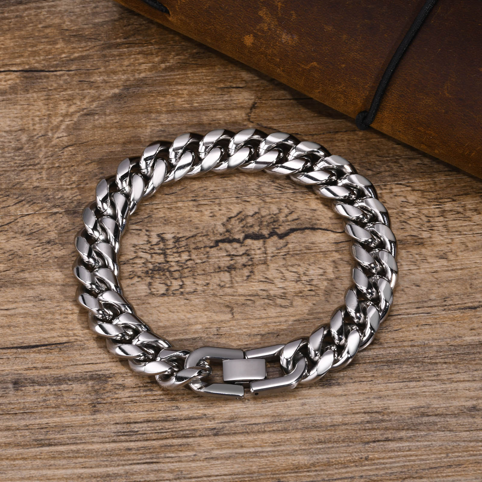 6-12MM Cuban Chain Mens Bracel - огляд і ціна Cuban Link Chain 12Mm