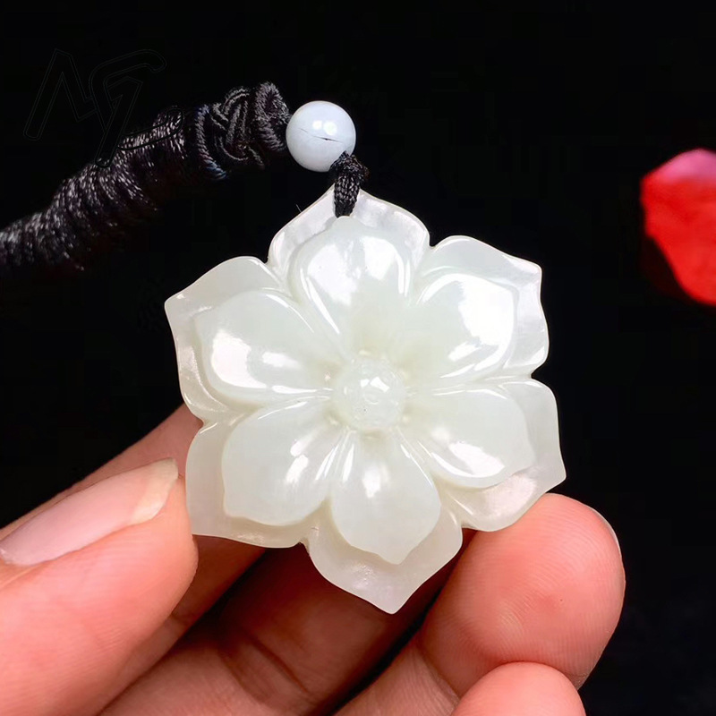 Natural Chinese White Jade Pen - огляд і ціна Necklaces