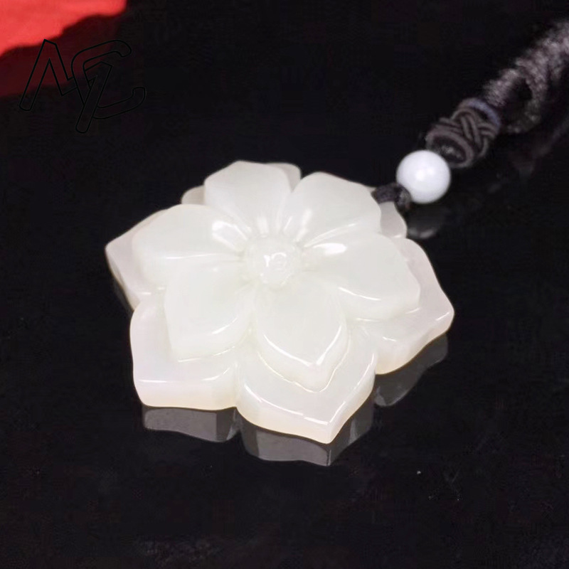 Natural Chinese White Jade Pen - огляд і ціна Necklaces