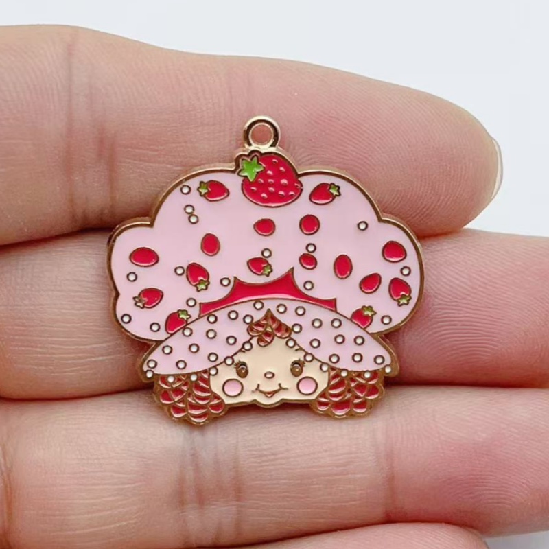 10pcs Cute Little Girl Enamel  - огляд і ціна Earrings