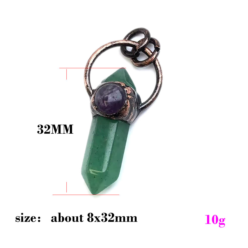 Natural Stone Crystal Quartz P - огляд і ціна Crystal Pendant Necklace Natural Stone