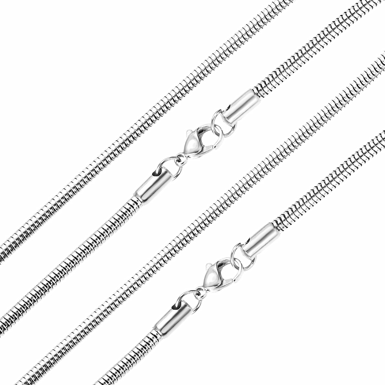 Suitable for Men and Women 1mm - огляд і ціна 925 Sterling Silver Chain Necklace Men